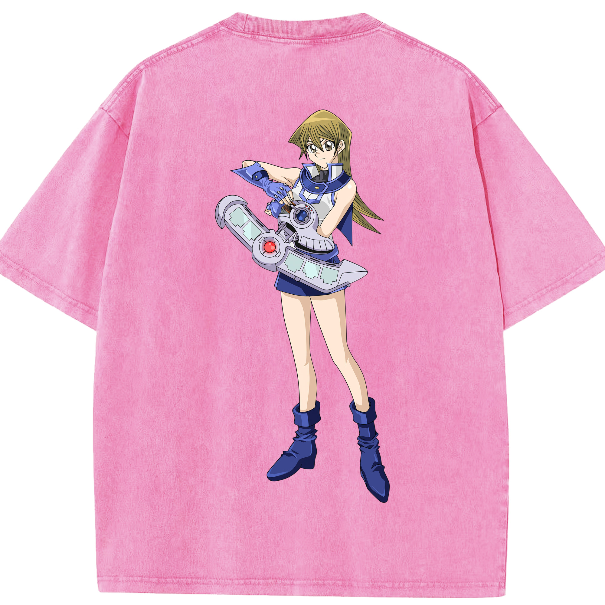 （画像用） 遊☆戯☆王 Yu-Gi-Oh! 綿100% ヴィンテージ風 半袖Tシャツ（背面プリント）